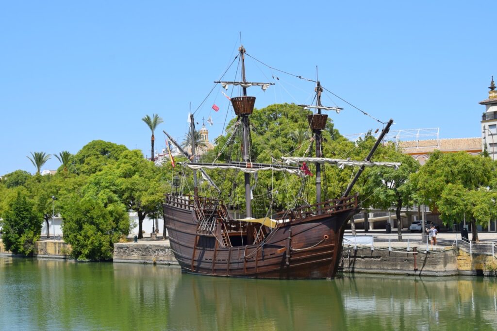 Guadalquivir river pirate ship