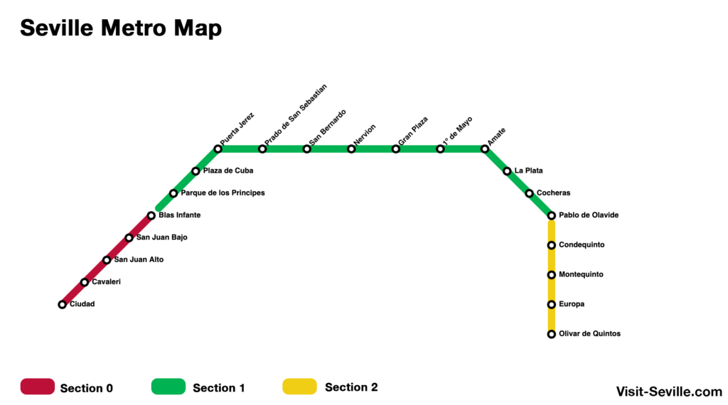 seville metro map 2024