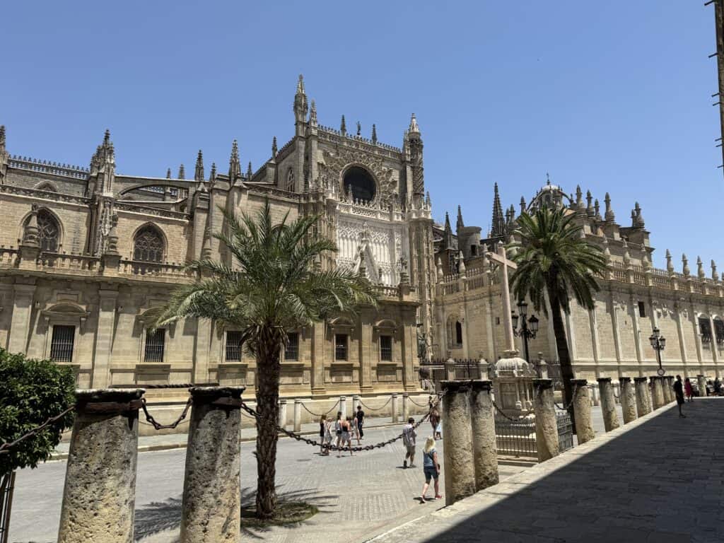 seville cathedral from the outside