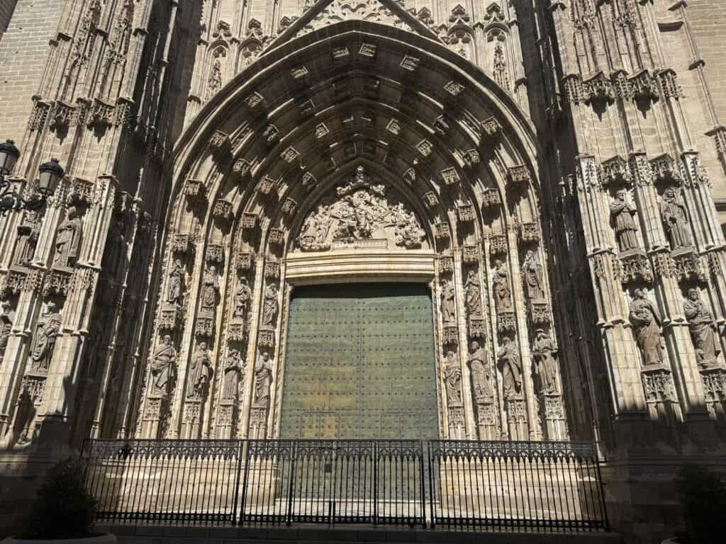 large door of seville cathedral